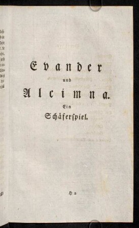 115-172, Evander und Alcimna.
