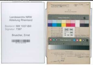 Entnazifizierung Ernst Bruecher , geb. 08.02.1896 (Beamter)