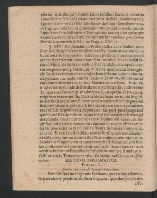 Sectio II. Porismatica.