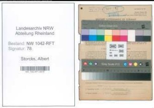 Entnazifizierung Albert Storcks , geb. 18.10.1906 (Geschaeftsfuehrer)