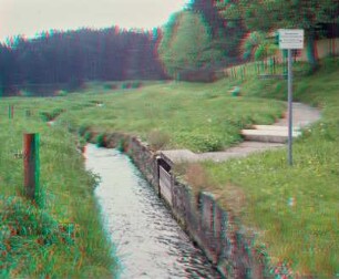 Wasserläufe Freiberg: Cämmerswalde, Hemmberg-Rösche, Beginn am Dorfbach
