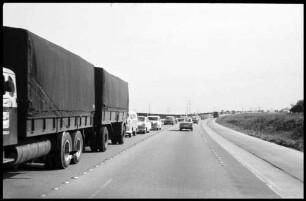 Mannheim - Frankfurt: Gegenverkehr auf der Autobahn
