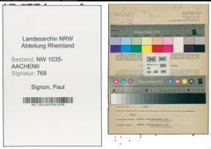 Entnazifizierung Paul Signon , geb. 18.10.1888 (Kaufmaennischer Angestellter)