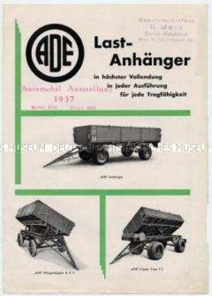 Last-Anhänger in höchster Vollendung, in jeder Ausführung, für jede Tragfähigkeit