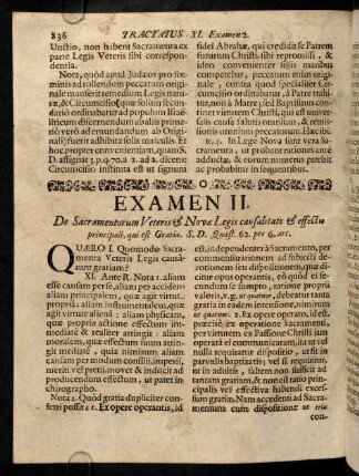 836-848, Quaero I. Quomodo Sacramenta Veteris Legis ...
