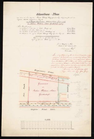 Berliner Molkerei Aktien-Gesellschaft, Berlin-Kreuzberg: Lageplan 1:1000