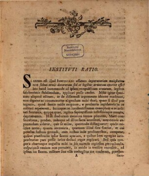 Dissertatio Ivris Militaris Praesertim Saxonici Capita Potiora Sistens