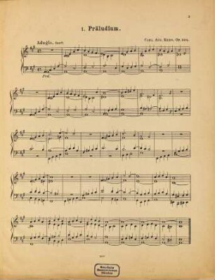 Orgelmagazin : Vor- und Nachspiele ; für die Orgel, 2. Op. 224