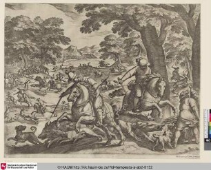 [Wildschweinjagd; Boar Hunt; Une chasse au sanglier]