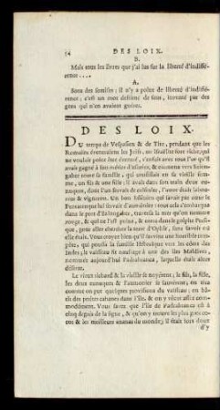 Des Loix