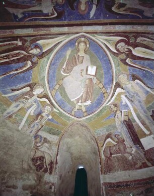 Majestas Domini mit Seraphim, Engeln, Petrus und Paulus