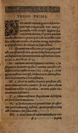 Collegii De Sacramentis Disputatio ..., Secunda. De Sacramentorum Causa Efficiente principali, & ministrali seu instrumentali