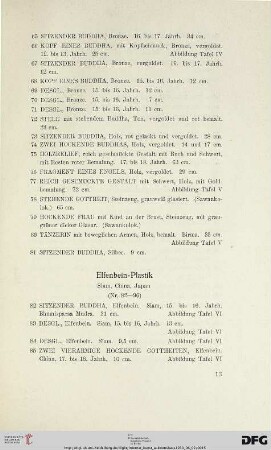 Elfenbein-Plastik 8Nr. 82-96)