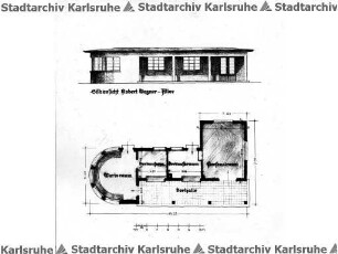 Beichel, Friedrich. Wartehalle am Durlacher Tor