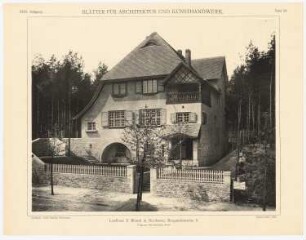 Einfamilienwohnhaus, Berlin-Nikolassee: Ansicht von der Straße