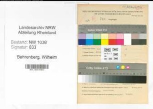 Entnazifizierung Wilhelm Bahrenberg , geb. 09.12.1892 (Landwirt)