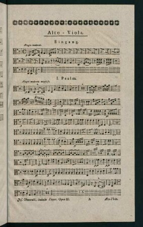 1-6, Alto-Viola. Deutsche Vesper, Hymne und 4 Antiphonen