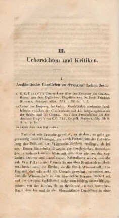 102-140 Ausländische Parallelen zu Strauss' Leben Jesu