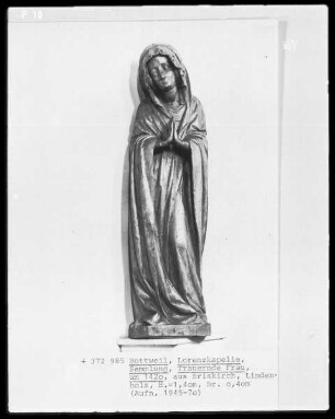 Trauernde Maria einer Kreuzigung