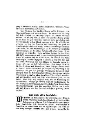 Aus einer alten Hansastadt