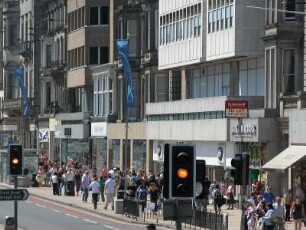 Hauptgeschäftsstraße Princes Street, Edinburgh