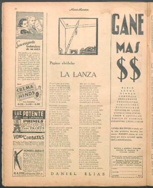 La lanza : Páginas olvidadas