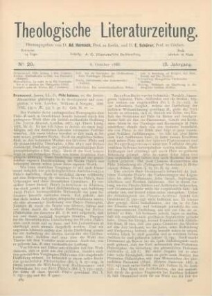 489-491 [Rezension] Drummond, James, Philo Judaeus