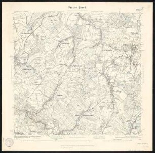 Äquidistantenkarte 98 : Section Brand, 1911 : Section Brand. - 1:25000. - Leipzig: Giesecke & Devrient, 1911. - 1 Kt.