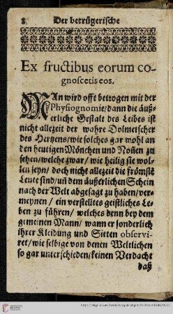 Ex fructibus eorum cognoscetis eos