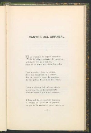 Cantos del arrabal