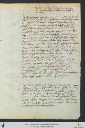 [12r-13v] Über die Grafen von Hohenberg und Haigerloch. (Forts.)