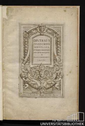 Diverses Inventions nouvelles, pour des cheminées avec leurs ornemans.