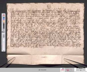 Geburtsbrief von Martin Krüger