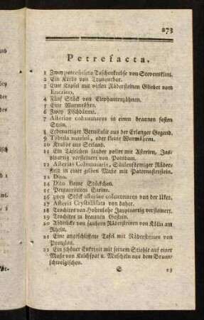 273-302, Petrefacta.