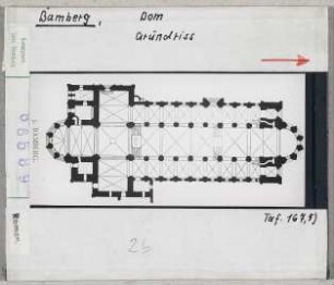 Bamberg: Dom, Grundriss