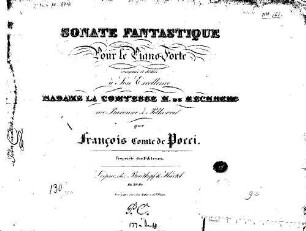 Sonate fantastique : pour le pianoforte