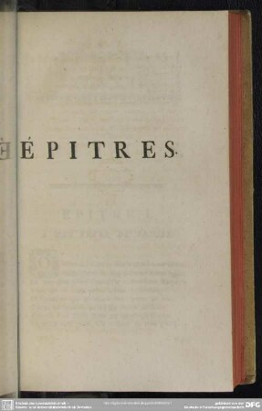 Épitres