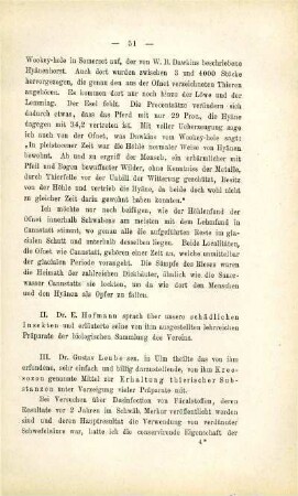 Über Kreosozoon als Mittel zur Erhaltung thierischer Substanzen (Gustav Leube sen.)