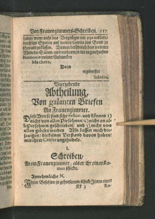 Vierzehende Abtheilung,
