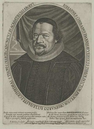 Bildnis des Iohannes Conradvs Dannhavvervs