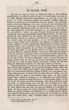 214-227 Die häretische Gnosis