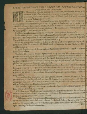 Libri Theologici Theologorum Protestantium, Pontificiorum Et Calvinianorum.