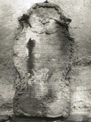 Grabmal. Sandstein (1701/1800). Dorfchemnitz, Friedhof