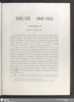 Première partie - Géologie Générale