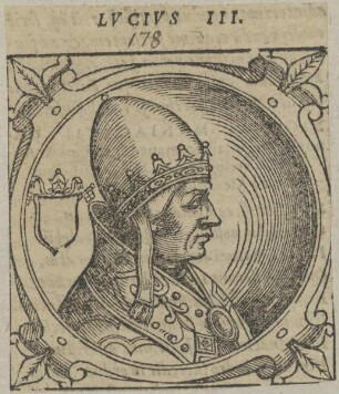 Bildnis von Papst Lucius III.