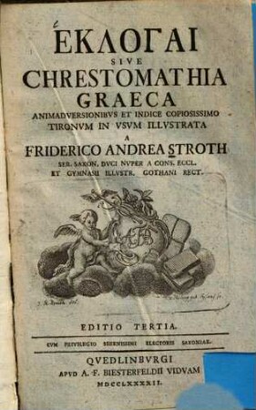 Eklogai sive Chrestomathia Graeca