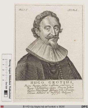 Bildnis Hugo Grotius (eig. Huig de Groot)