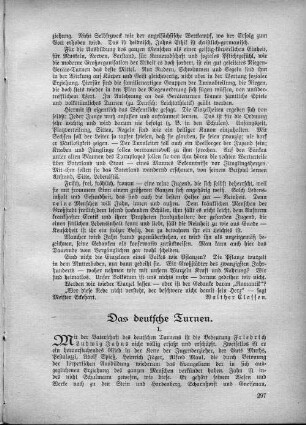 Das deutsche Turnen.