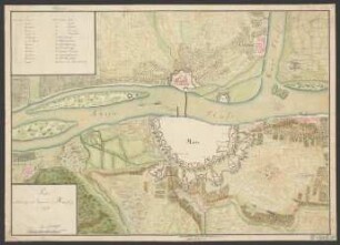 Plan der Festung und Gegend von Maynz