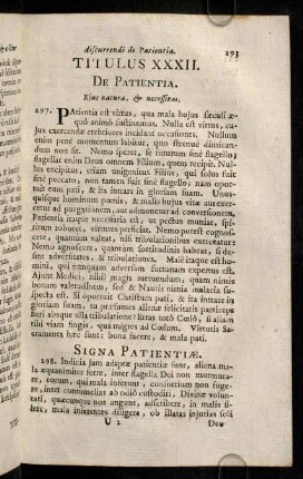 293-311, Titulus XXXII